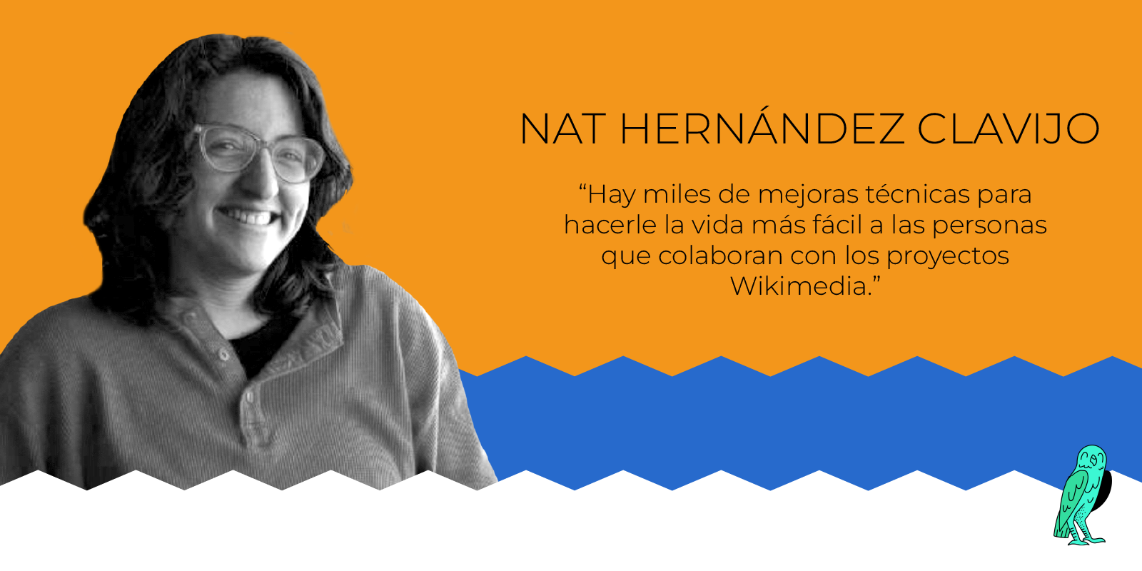 Nat Hernández Clavijo Hay miles de mejoras técnicas para hacerle la vida más fácil a las personas que colaboran con los proyectos Wikimedia.